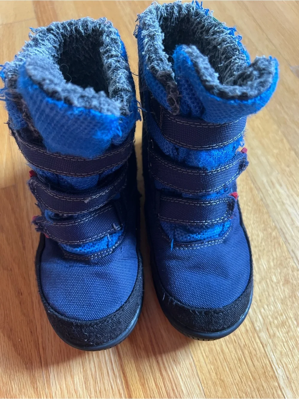 Kamik Winter Boots Blue & Black *size 12Y or 12.5Y best guess*